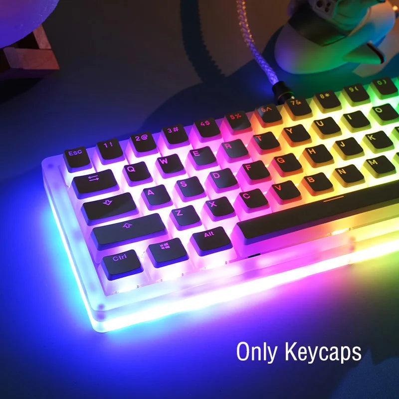 Teclas PBT Pudding 108 Teclas OEM - Compatible Cherry MX - RGB Backlit - Vonhard Electrónica