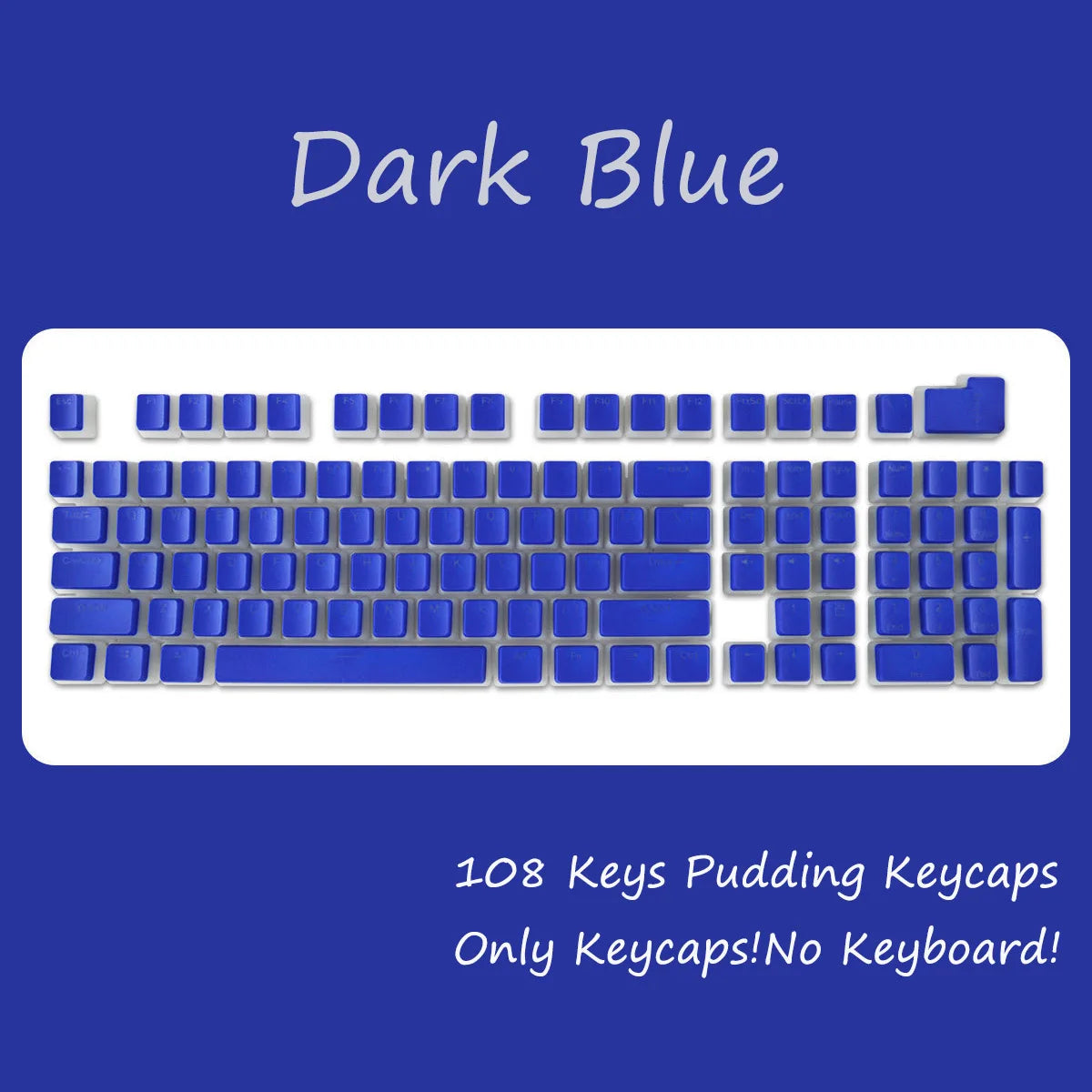 Teclas PBT Pudding 108 Teclas OEM - Compatible Cherry MX - RGB Backlit - Vonhard Electrónica