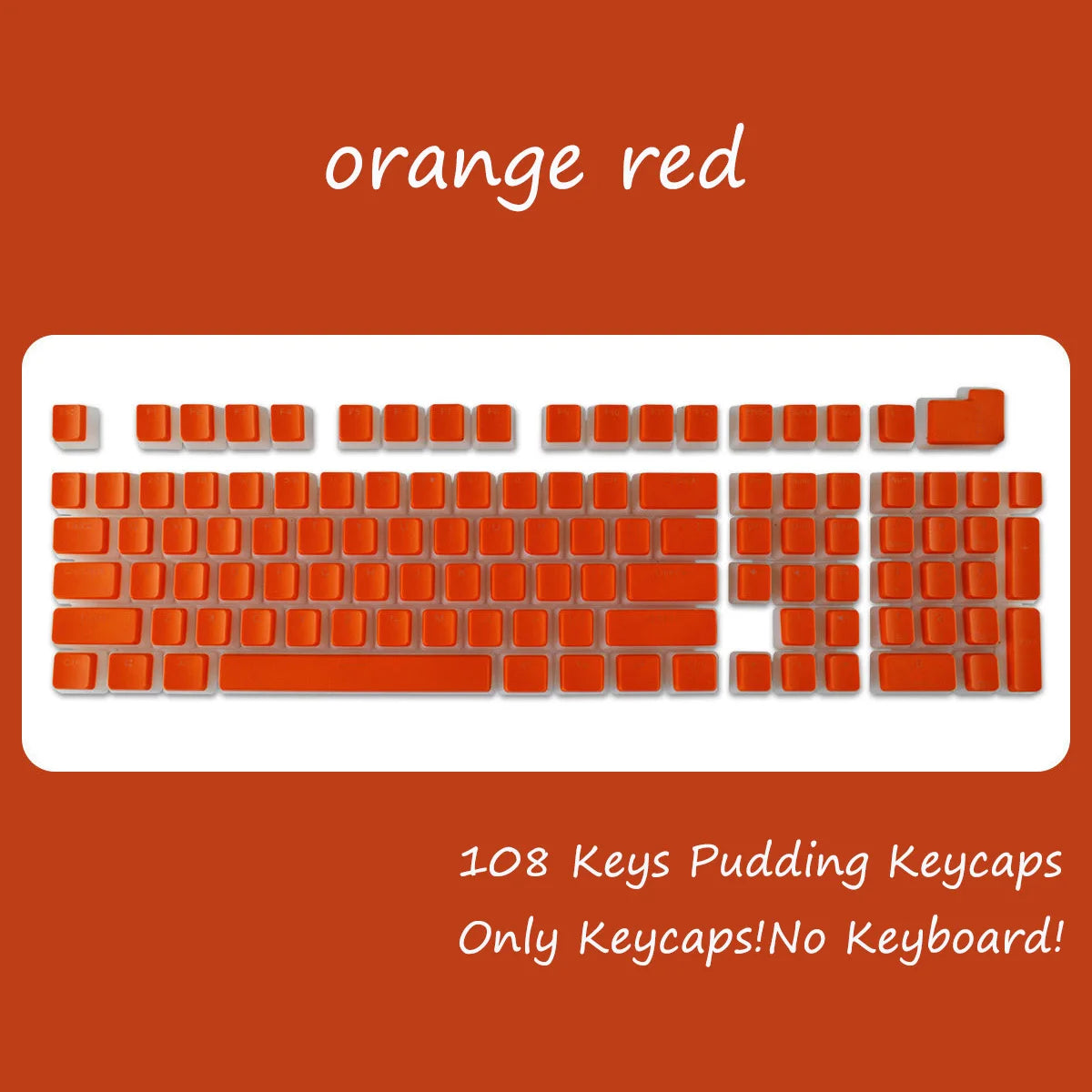 Teclas PBT Pudding 108 Teclas OEM - Compatible Cherry MX - RGB Backlit - Vonhard Electrónica