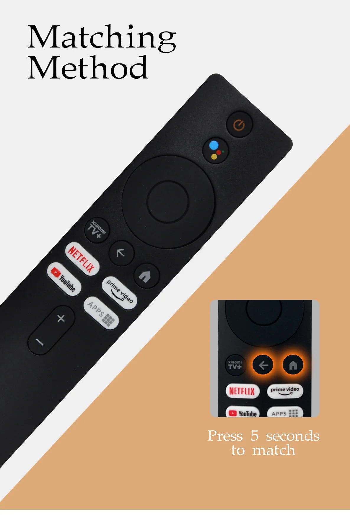 Control remoto por voz XMRM-M6 para Xiaomi mi 2.ª generación Box Aplicable a TV Box S (2.ª generación) Reproductor multimedia de transmisión Ultra HD 4K